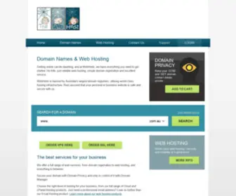 Thewebhedz.com(Domain Names & Web Hosting) Screenshot