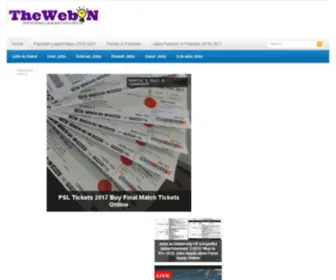Thewebon.pk(Thewebon) Screenshot