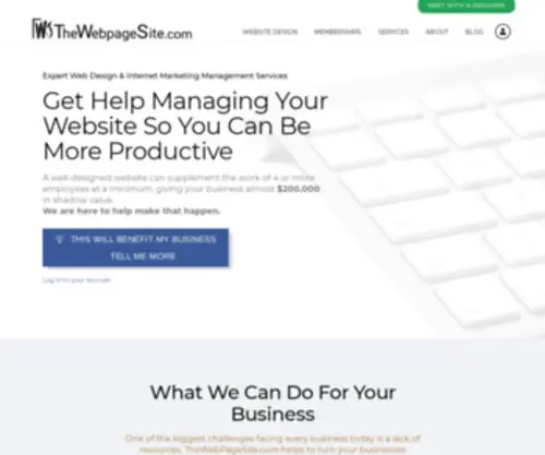 Thewebpagesite.com(Houston Web Design) Screenshot