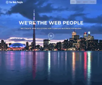 Thewebpeople.ca(The Web People) Screenshot