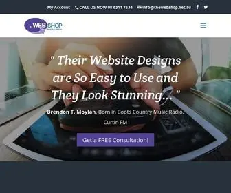 Thewebshop.net.au(WordPress Web Design Perth) Screenshot