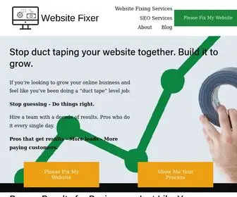 Thewebsitefixer.com(Website Fixer Turns Broken Websites into Profit Makers) Screenshot