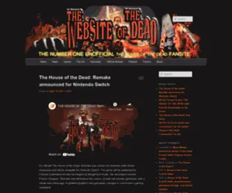 Thewebsiteofthedead.com(The Website of the Dead) Screenshot