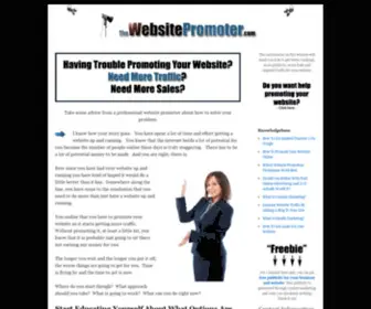 Thewebsitepromoter.com(Professional Website Promoter) Screenshot