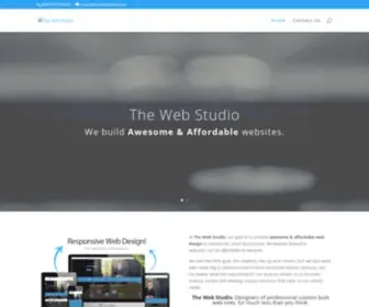 Thewebstudio.co.za(Website designers professional awesome web sites for much less) Screenshot