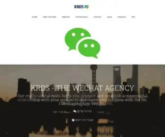 Thewechatagency.com(The WeChat Agency) Screenshot