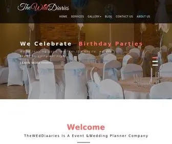 Theweddiaries.com(Wedding Website) Screenshot