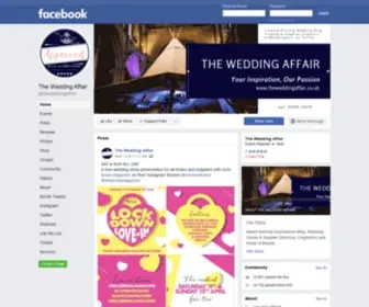 Theweddingaffair.co.uk(Wedding fairs) Screenshot