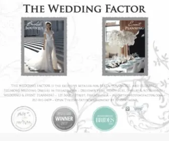 Theweddingfactor.com(Berta Bridal Boutique) Screenshot