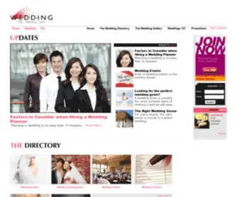 Theweddinglook.com.sg(The Wedding Look) Screenshot