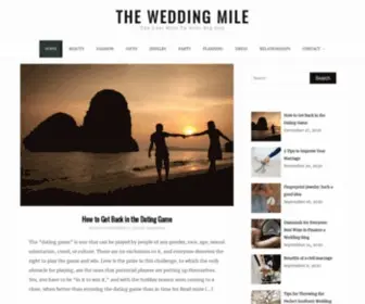 Theweddingmile.com(The Last Mile To Your Big Day) Screenshot