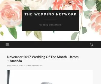 Theweddingnetwork.blog(The Wedding Network) Screenshot