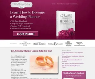 Theweddingplannerbook.com(How to Become a Wedding Planner) Screenshot