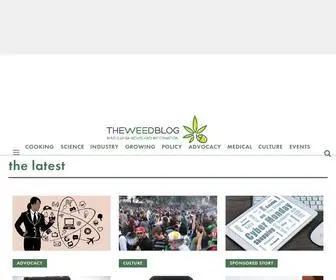 Theweedblog.com(The Weed Blog) Screenshot