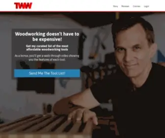 Theweekendwoodworker.com(The Weekend Woodworker) Screenshot