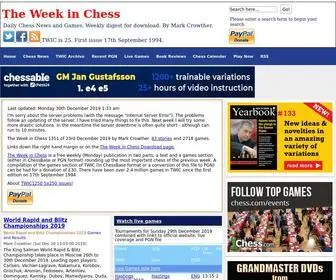 Theweekinchess.com(The Week in Chess) Screenshot