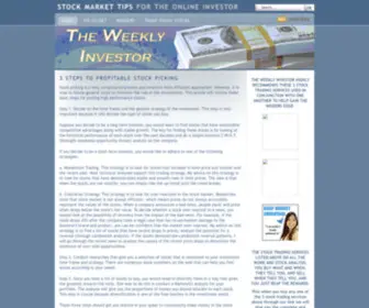 Theweeklyinvestor.net(Theweeklyinvestor) Screenshot