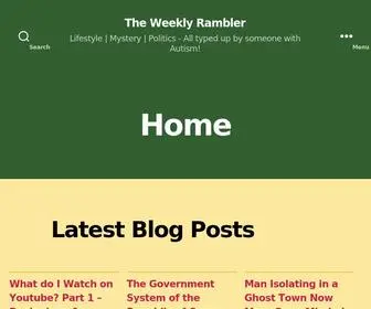 Theweeklyrambler.com(The Weekly Rambler) Screenshot