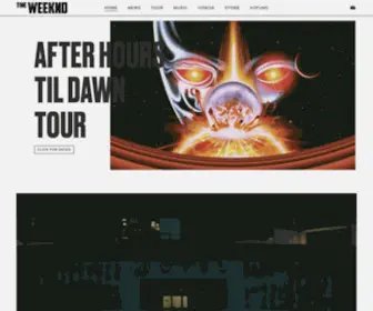 Theweeknd.com(T H E W E E K N D) Screenshot