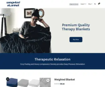 Theweightedblanket.us(Weighted Blanket) Screenshot