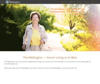 Thewellingtonlife.com(The Wellington Senior Living) Screenshot