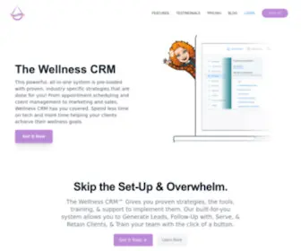 Thewellnesscrm.com(Thewellnesscrm) Screenshot