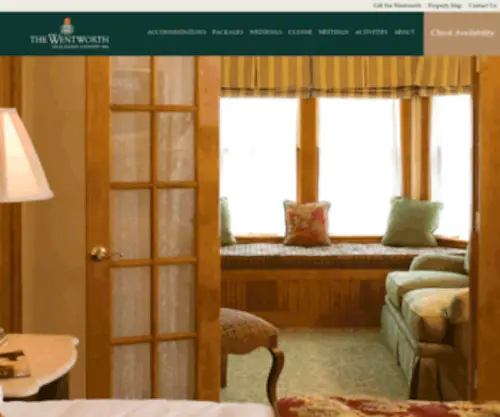 Thewentworth.com(Jackson, NH Hotels) Screenshot