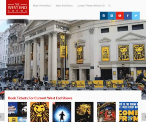 Thewestendshows.co.uk(West End Shows 2024) Screenshot
