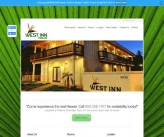 Thewestinn.com(The West Inn Kauai) Screenshot