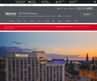 Thewestinottawa.com(Hotel in Downtown Ottawa) Screenshot
