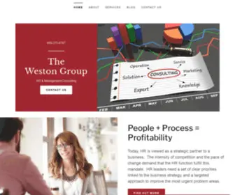 Thewestongroup.com(Just another WordPress site) Screenshot