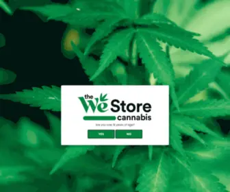 TheweStore.com(Your first choice for quality Cannabis products) Screenshot