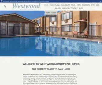 Thewestwoodapts.com(Apartments in El Cajon) Screenshot