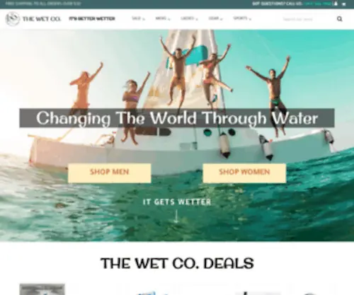 Thewetco.com(The Wet Company) Screenshot