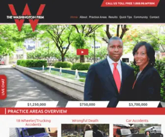 Thewfirm.com(The Washington Firm) Screenshot