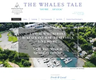 Thewhalestalenorthport.com(The Whales Tale restaurant and bar) Screenshot