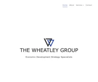 Thewheatleygrp.com(Economic Development Strategy Specialists) Screenshot