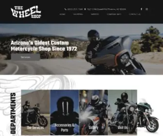 Thewheelshopaz.com(Home The Wheel Shop Phoenix) Screenshot