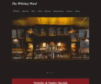 Thewhiskeyward.com(The Whiskey Ward) Screenshot