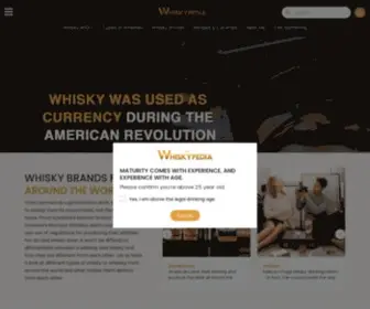 Thewhiskypedia.com(Whisky Brands) Screenshot