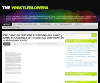 Thewhistleblowers.org(The WhistleBlowers) Screenshot