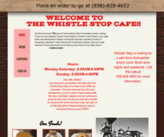 Thewhistlestopcafeconroe.com(Thewhistlestopcafeconroe) Screenshot