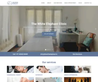 Thewhiteelephant.in(The White Elephant) Screenshot
