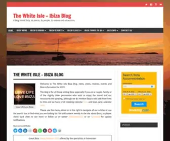 Thewhiteisle.co.uk(Ibiza blog) Screenshot