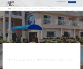 Thewhitesands.com(The White Sands Oceanfront Spa and Resort) Screenshot