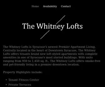 Thewhitneylofts.com(The Whitney Lofts) Screenshot