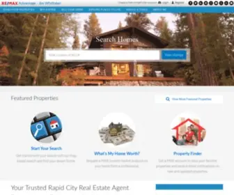 Thewhittakerteam.com(The Whittaker Team Rapid City Homes Black Hills South Dakota Properties) Screenshot