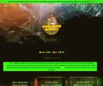 Thewholesomemonkey.com(The Wholesome Monkey) Screenshot