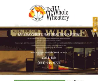 Thewholewheatery.com(The Whole Wheatery) Screenshot