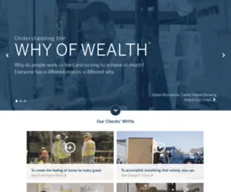Thewhyofwealth.com(We understand The WHY of Wealth®) Screenshot